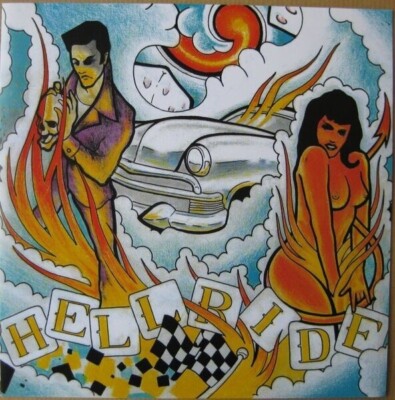 Hellride Shes On Fire Vinyl Single 7inch NEAR MINT Safety Pin Records