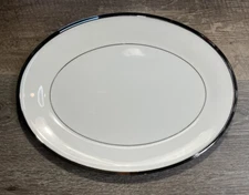 Lenox, Solitaire White, Oval Platter 13" ~new~
