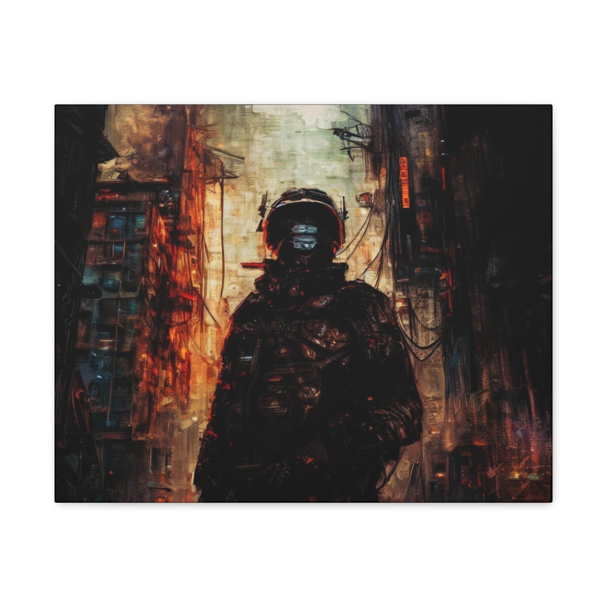 Tableau Sci-fi Sur Toile – 20 X 20, Impression D'art, Déco Gaming, NEUF
