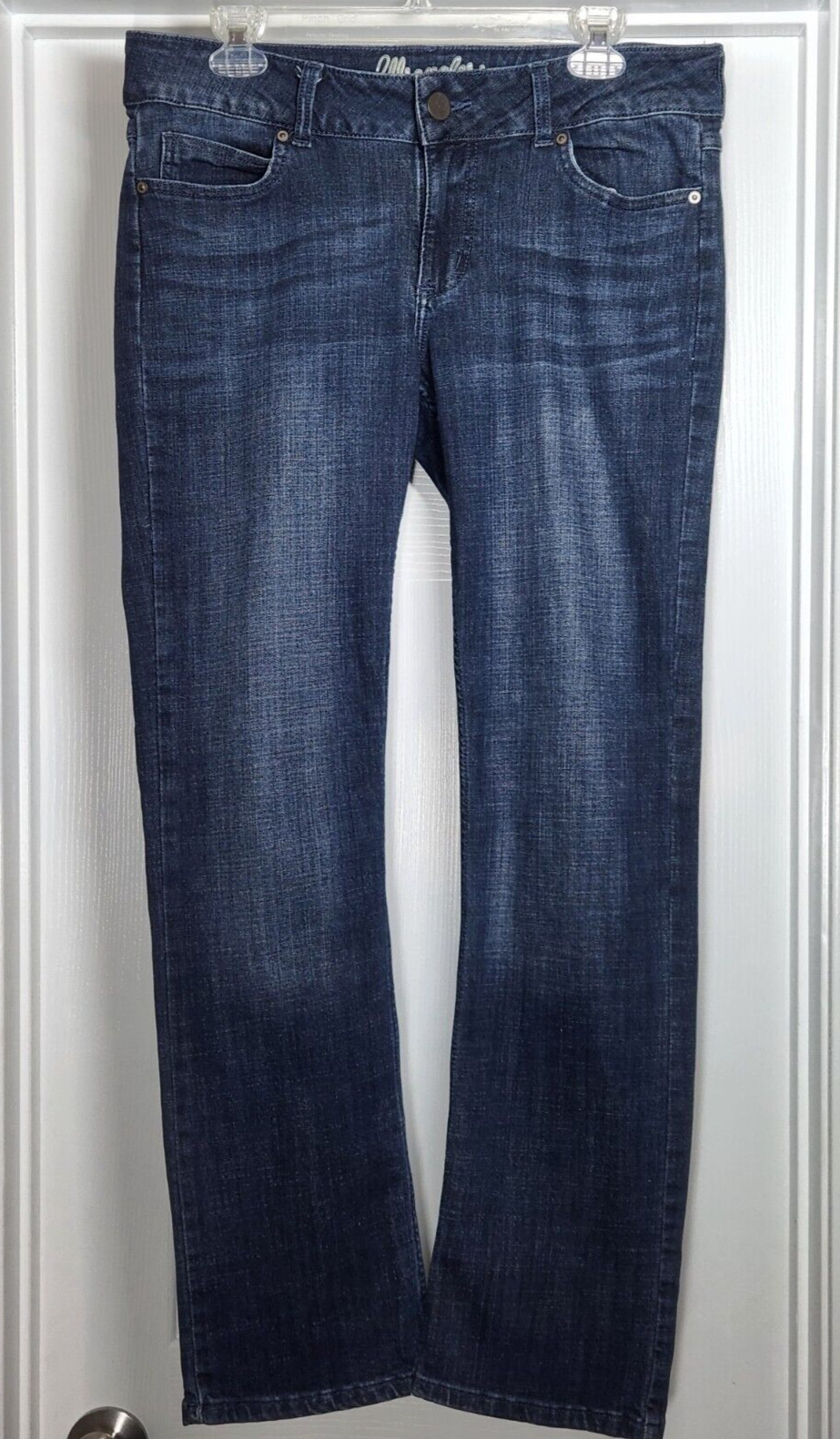 Straight Leg Dark Wash Stretch Midrise (33x31)* 09mwtds