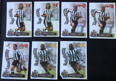 Shoot Out Karten 2003/04: NEWCASTLE (Magic Box int). Wählen Sie die Karten aus, die Sie benötigen.