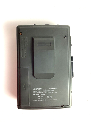 Lettore di cassette vintage Sharp, radio AM FM JC-510 - Foto 3 di 4