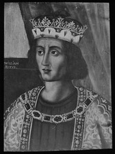 WILLIAM RUFUS / KING WILLIAM II PORTRAIT C1890 Magic Lantern Slide ROYALTY