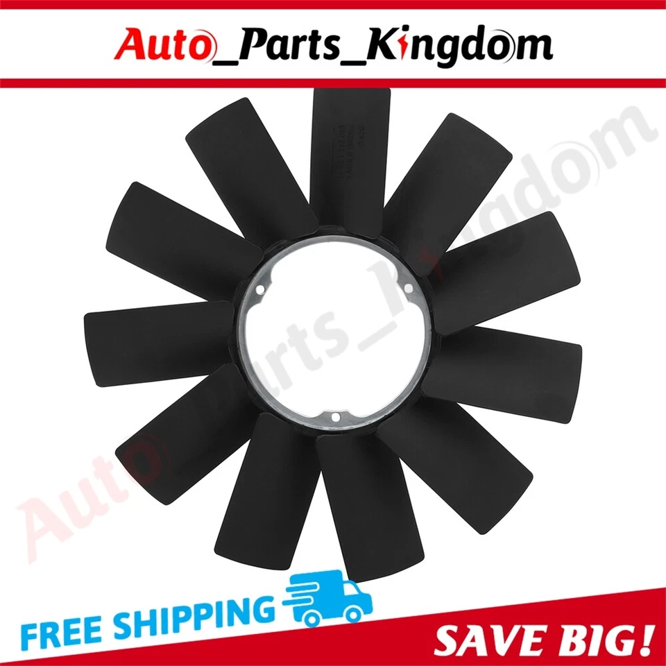 Conjunto de ventilador de refrigeración condensador radiador para BMW 330i 325xi X5 2001-2005 Foto 4 de 4