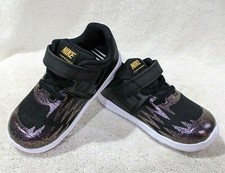 Nike Star Runner SH TDV Black/Gold/White Toddler Girl's Sneakers-Asst Sizes NB