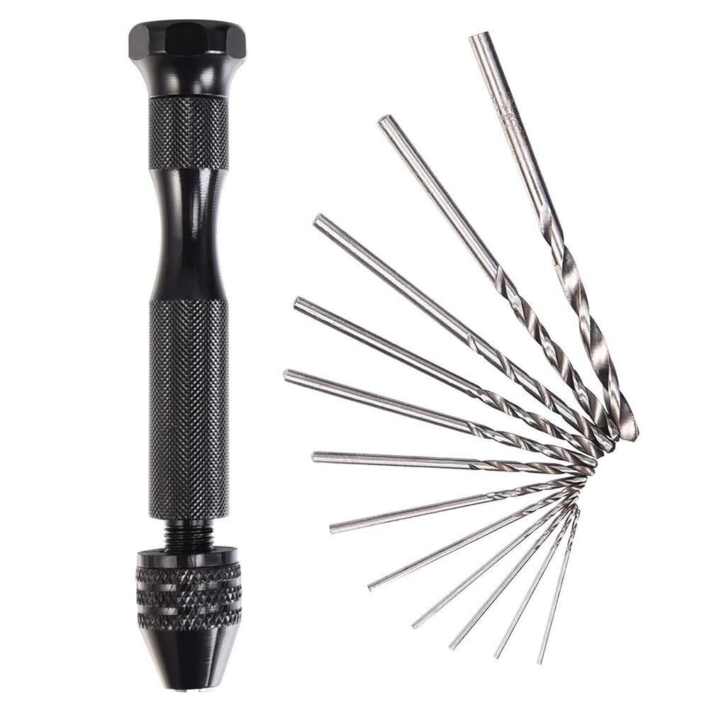 With Keyless Chuck Aluminum Hand Drill Woodworking Drilling Manual Hand