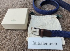 ROLEX BELT new in box BaselWorld keychain dealer for VIP CUSTOMERS marine blue