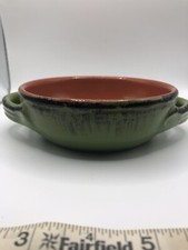 2 New Terre D’Umbria  De Silva Soup Bowls with Double Handles Handmade In Italy