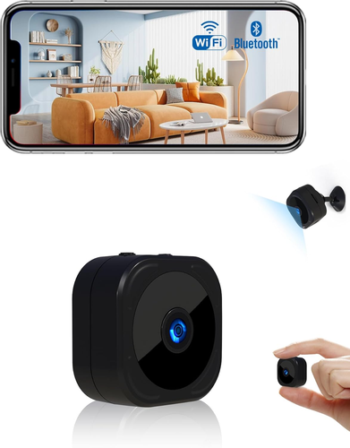 Mini Telecamera WiFi Nascosta 1080p - Microcamera Di Sorveglianza Ricaricabile Per Interni, Con App Telecamere Spia Con Registratore - Foto 4