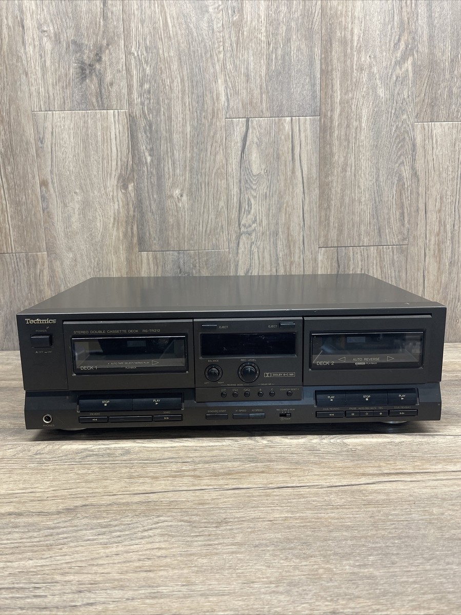 Technics RS-TR212 Stereo Double Cassette Deck | eBay