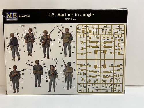 MASTER BOX MB3589 Plastic Figure Kit Scale 1:35 U.S. Marines in jungle, WWII era - Picture 9 of 9