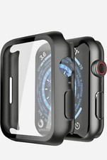 NEW Misxi 2-Pack Hard Case For Apple Watch Series 9/8/7 41mm, Black
