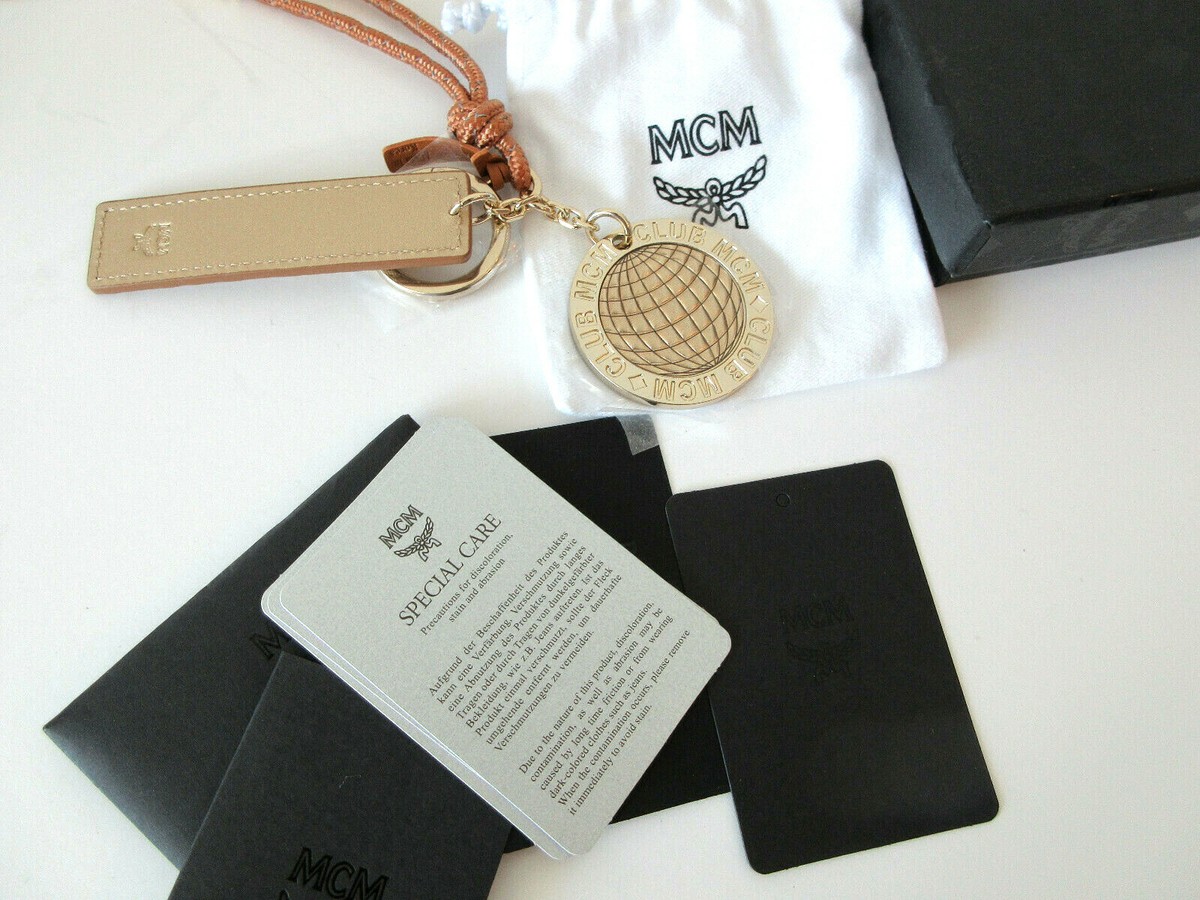 MCM キーホルダー ゴールド MCM Key chain Charm Gold With Box and dust bag NEW | eBay