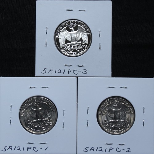 1985P BU, 1985D BU+, 1984S PR Washington QTS 5A12IPC-1-2-3 - Picture 2 of 4