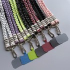 Colorful Stronger Twist Nylon Rope Anti-lost Mobile Phone Lanyard Crossbody Rope