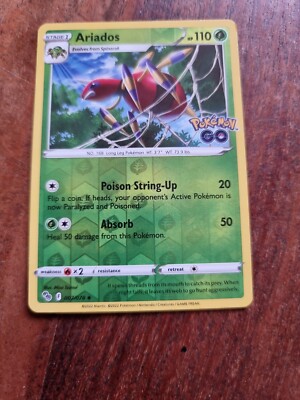 Pokemon Go Ariados 007/078 Reverse Holo Uncommon