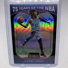 Ja Morant 2021-2022 Panini Select 75 Years Of The NBA #54 Memphis Grizzlies
