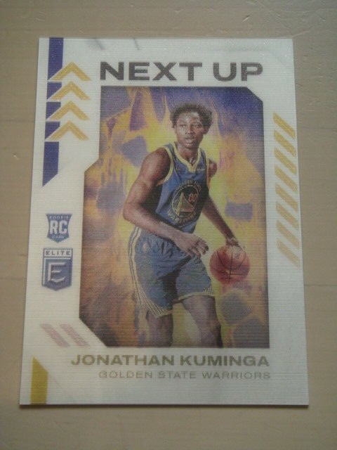 2021-22 Panini Elite Jonathan Kuminga NEXT UP RC 3D CASE HIT !! WORRIORS