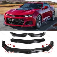 For Chevy Camaro SS RS LT Front Bumper Lip Splitter Spoiler Chin Body 1LE Style