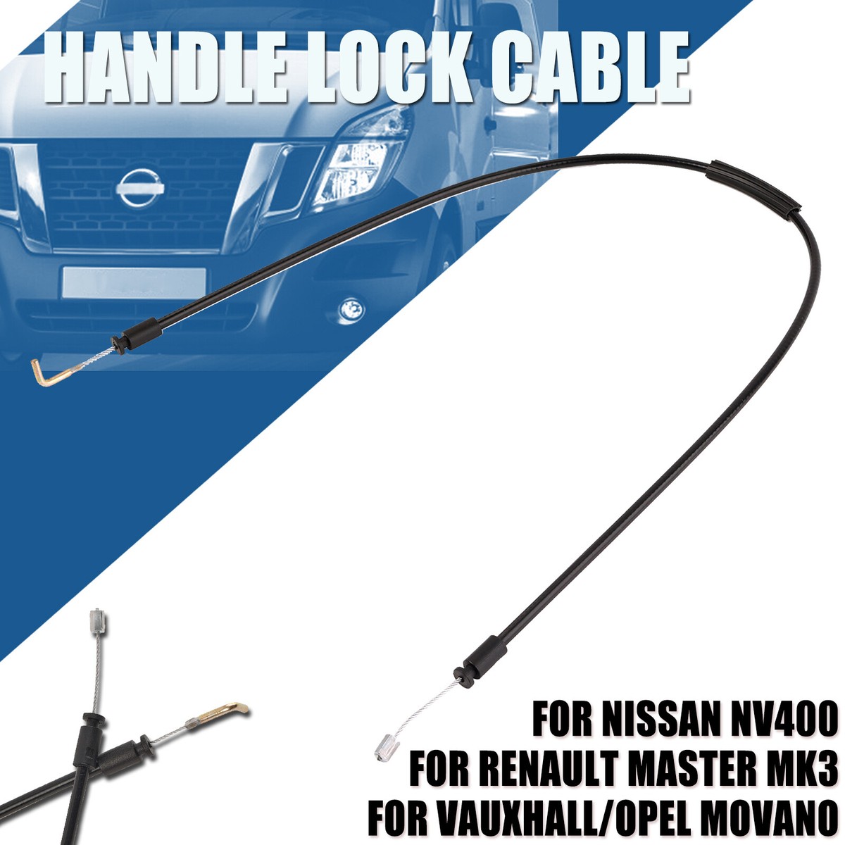 Door Exterior Handle Lock Cable For Renault Master Vauxhall Movano