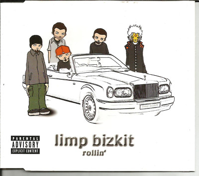 LIMP BIZKIT Rollin w/ 2 MIXES & LIVE & VIDEO METHOD MAN Redman CD single SEALED 