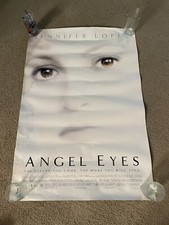 Vintage 2001 "ANGEL EYES" MOVIE POSTER 2-SIDED SHEET JENNIFER LOPEZ