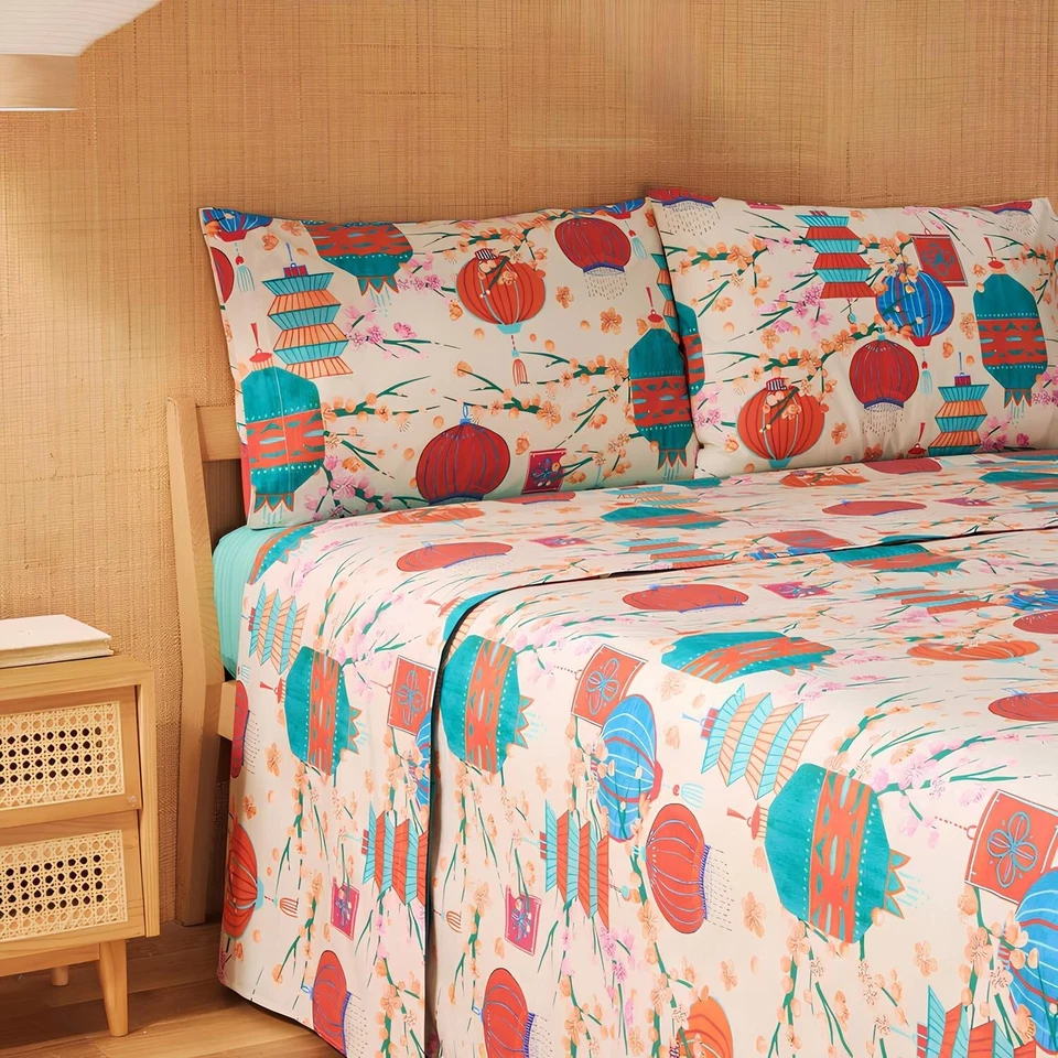 Completo Lenzuola una piazza e mezza Bassetti in Cotone Art. Kyoto - Immagine 4 di 4