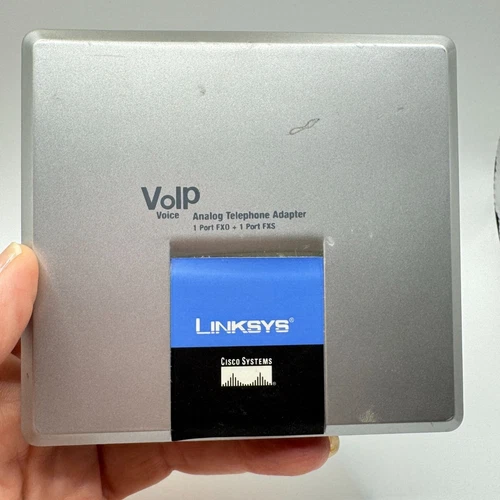 Linksys SPA3000 VoIP Analog Telephone Adapter With 1 FXO & 1 FXS Port