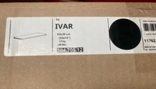 IKEA IVAR set of 5 shelves 83 x 30cm Black 504.704.12   NEW