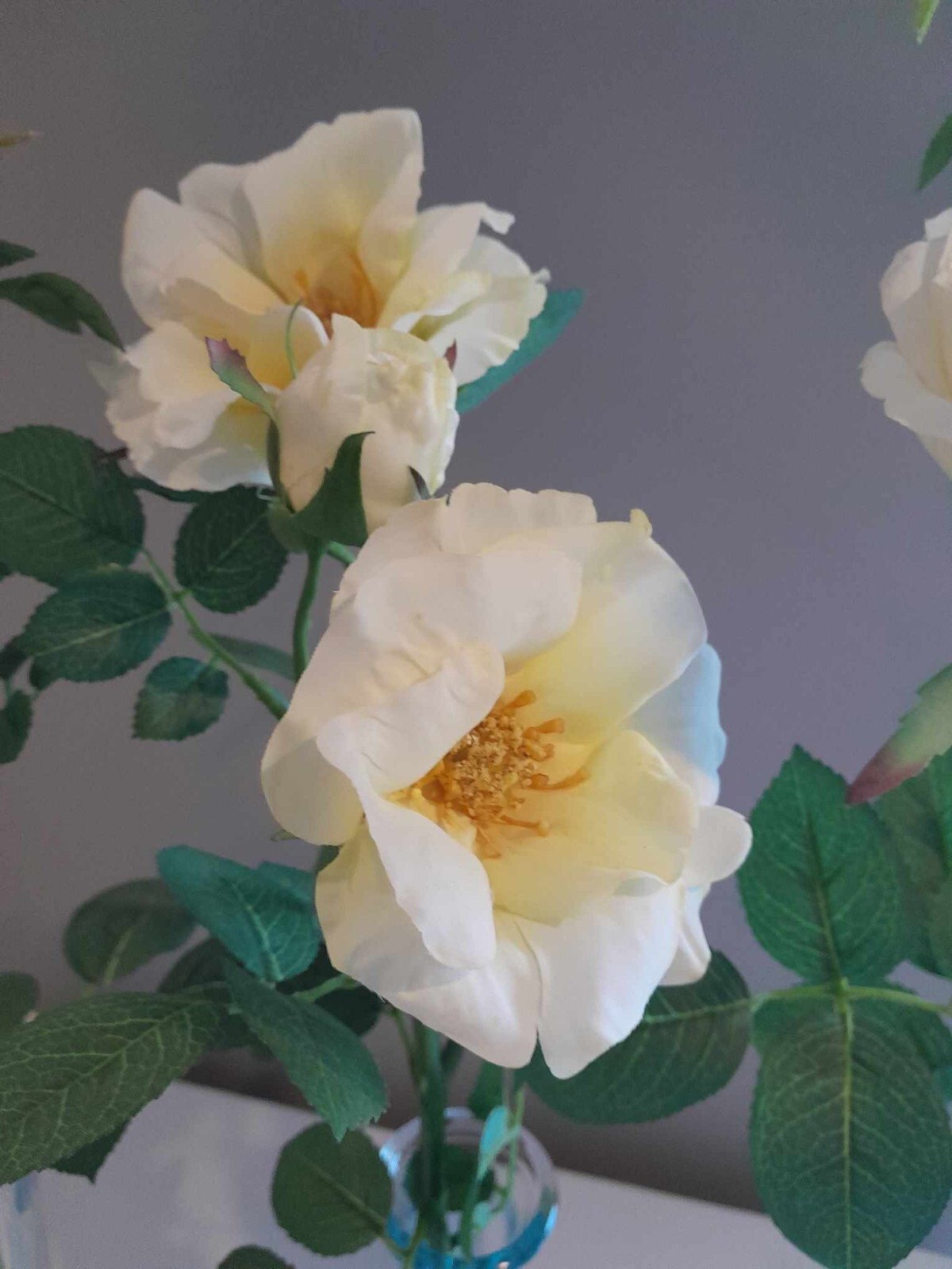 PEONY RHS SET OF 3 ROSES IN TALL VASES eBay