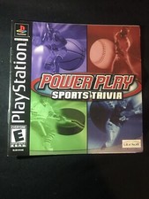 Power Play: Sports Trivia PlayStation 1, 2002 BLACK LABEL MANUAL ONLY