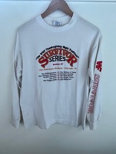 Rare Authentic Vintage 1989 WWF WWE Survivor Series Long-Sleeved T-Shirt Size L