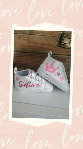 scarpine neonato da culla personalizzate | eBay