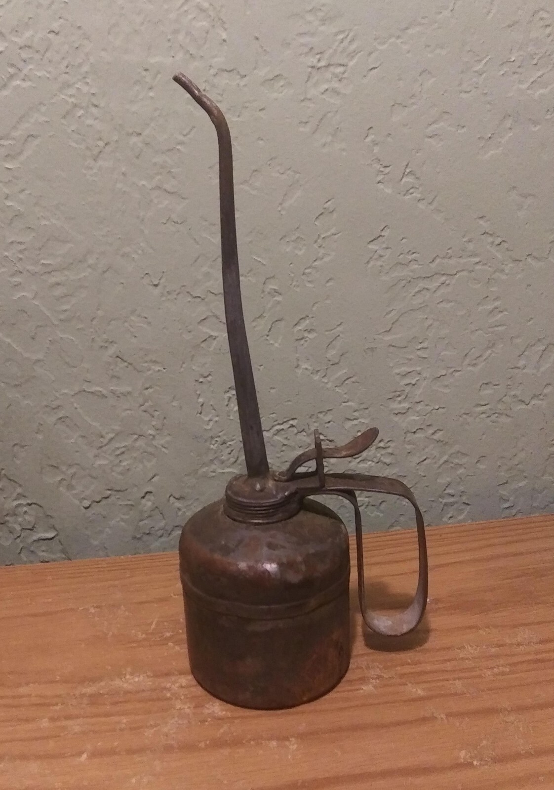 Vintage PLEWS Oiler Thumb Pump Oil Can, MADE IN USA eBay