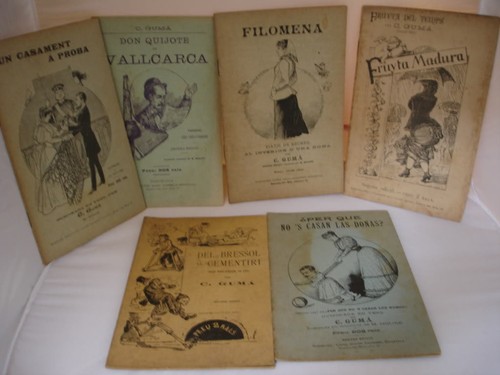 Colección 26 obras teatro catalán. Ilustradas en negro. Finales XIX. M. Moliné - Imagen 3 de 11