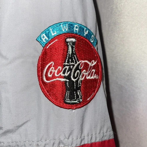 Vintage 1994 Super Bowl coat mens size xl coca cola patch flaw e2050 image 4