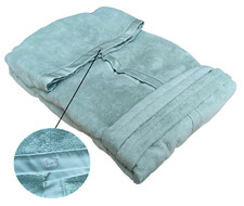 Accappatoio donna spugna con cappuccio bordino in raso Liu Jo Gocce L/XL Menta