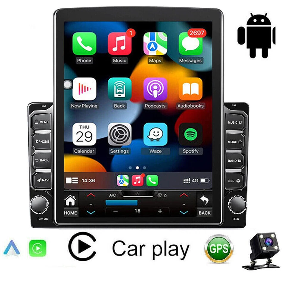 For Chevrolet Aveo 2009-2017 Apple CarPlay Android 13 Car Stereo Radio GPS WIFI - Image 2 of 4