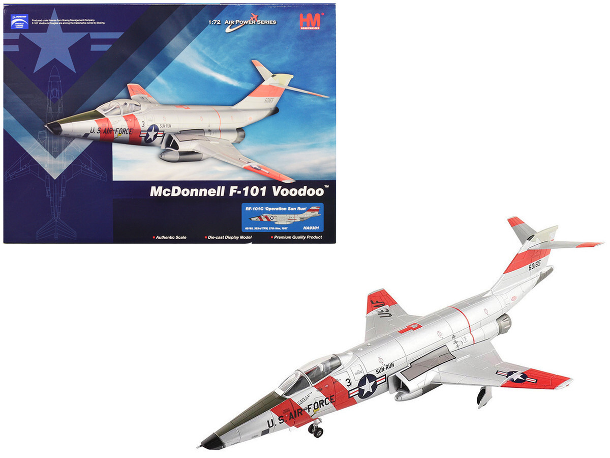 ホビーマスター 1/72 McDonnell RF-101 Voodoo McDonnell F-101B Voodoo USAF Jet Fighter, Hobby Master 1:72