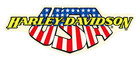 Harley Davidson USA Stars Stripes OUTSIDE WINDOW Decal OEM Part D67 ~ 8 Inches! — photo 2