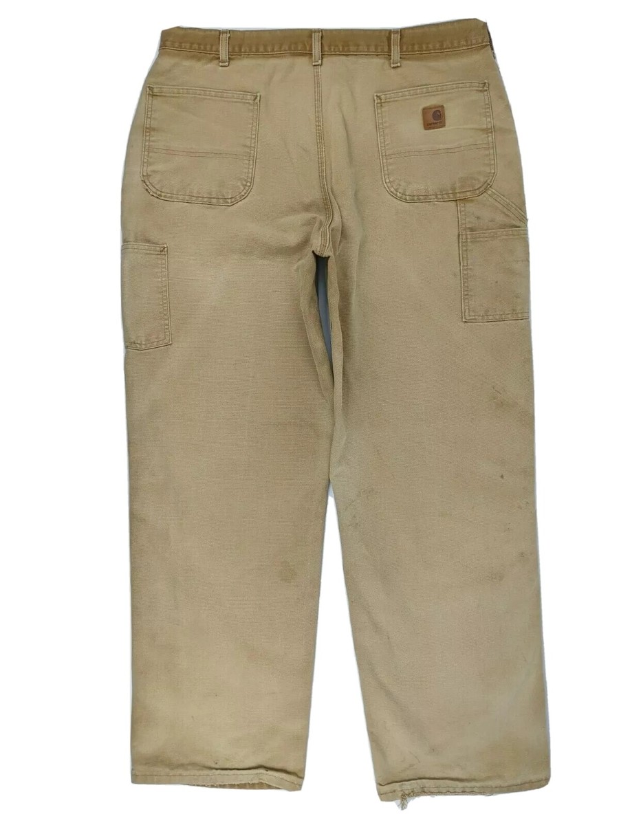 パンツ USED 10s Carhartt Dark Painter Pants Loose Fit Washed Duck Utility Work Pant | Carhartt Company Gear