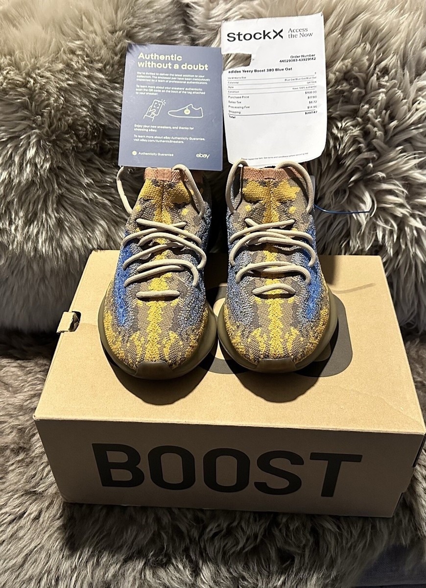 Mens Adidas Yeezy Boost 380 Blue Oat ADIDAS Yeezy Boost 380 Size
