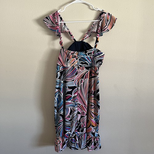 NWOT Trina Turk Henna Colorful Ruffle Sleeveless Dress Size 6 - Picture 8 of 12