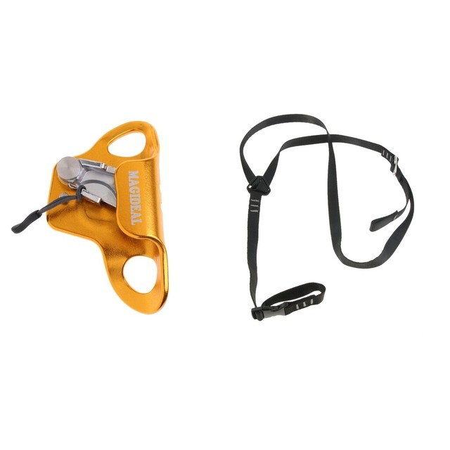 Rock Climbing Chest Ascender & Securing Sling Harness Chest Shoulder Strap eBay