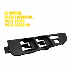 Driver Master Power Window Switch Bezel Cover For Toyota Corolla 1998-2002 Black