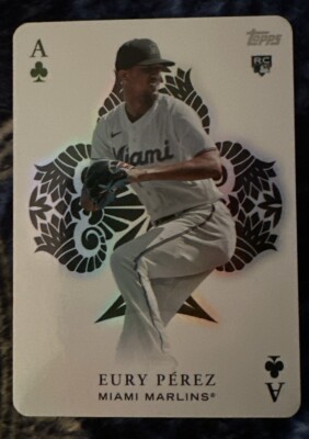 Eury Perez 2023 Topps Update All Aces #AA-73 RC Miami Marlins Rookie