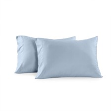 Pillowcases 300 Thread Count Solid Combed Cotton Pair Amazing Comfort