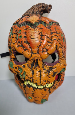 California Costume Collection Dark Harvest Grusel Kürbis Halloween Gesichtsmaske (H)