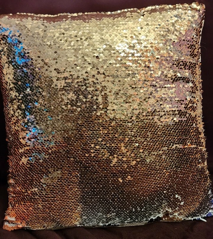 Bts reversible top sequin pillow