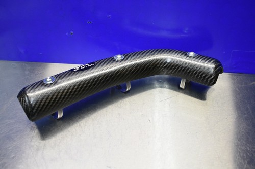 2003 2004 2005 E Line Carbon Fiber Pipe Guard Kxf 400 LTZ KXF Nos Kawasaki - Picture 12 of 12